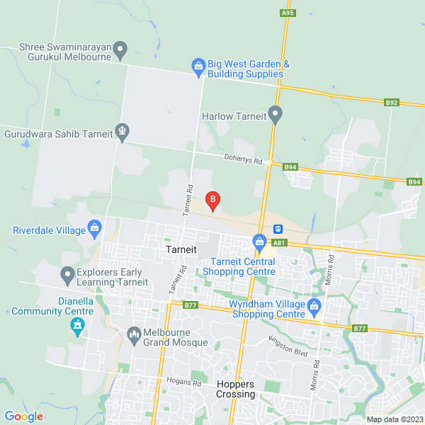 AXZ Cleaning Services location map: 12 Coffey St, Melbourne, Victoria